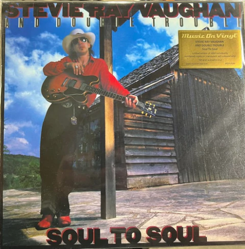 Stevie Ray Vaughan Soul To Soul Vinilo Importado Color Rojo