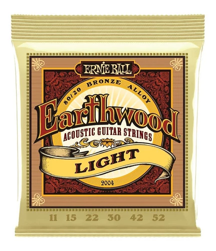 Encordado Guitarra Acústica Ernie Ball Light 11/52 Bronce