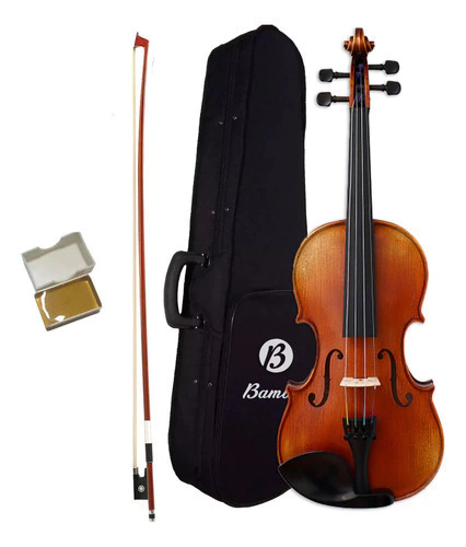 Violín 1/2 Acustico Bamboo Incluye Estuche Resina Y Arco.