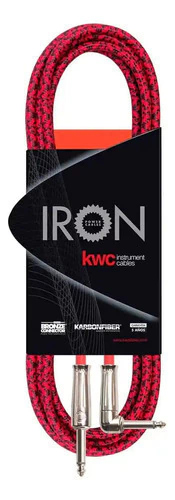 Cable Plug Kwc Iron 6 Metros Mallado En Tela Verde