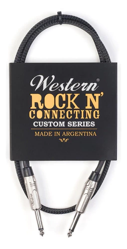 Cable Plug A Plug Cabezal Caja De Tela Western 1m