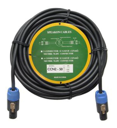 Leem Cable Speakon Ccn2-50 15mts