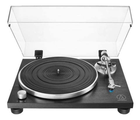 Bandeja Audio Technica Lpw30 Madera Negro Contrapeso Manual