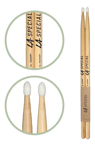 Palillos De Bateria La Special By Promark 7an Punta Plastico