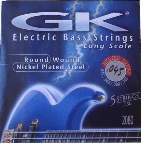 Encordado Bajo Gk 045 2080 5 Cuerdas