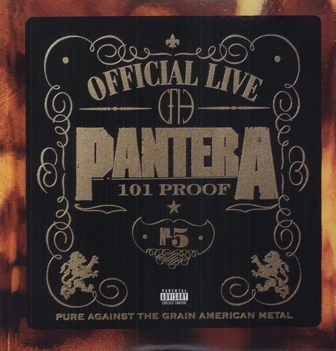 Vinilo Pantera Official Live: 101 Proof