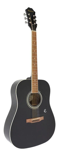 Guitarra Acústica Epiphone Dr-100 Ebony Negra - comprar online