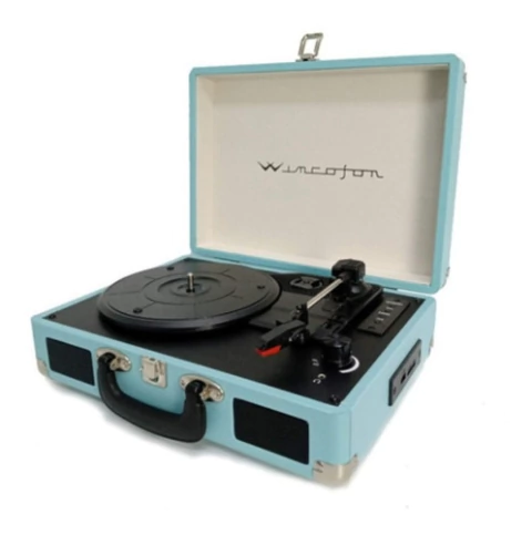 Bandeja Portátil De Vinilos Winco / Tocadiscos Wincofon W406