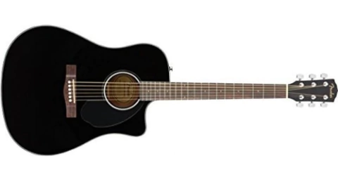 Guitarra Fender Electroacústica Cd-60sce Fishman Con Corte