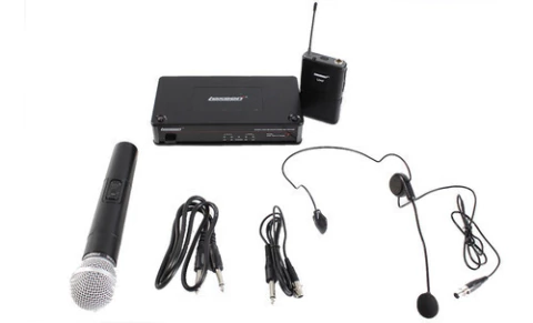 Micrófono Inalámbrico Doble Mano Y Vincha Lexsen Instrumento