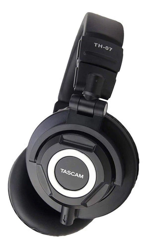 Auriculares Profesionales Tascam Th-07 Monitoreo Cerrados P Color Negro