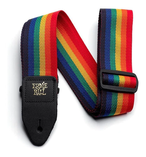 Correa Guitarra Bajo Ernie Ball Polipropileno Arcoiris