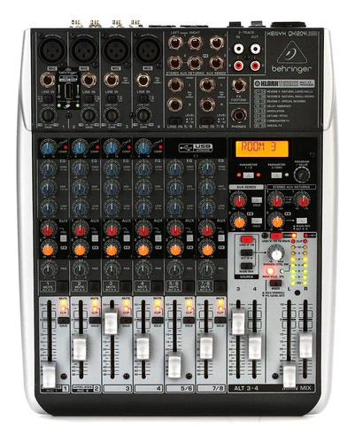 Consola Behringer Qx1204 Usb 12 Canales