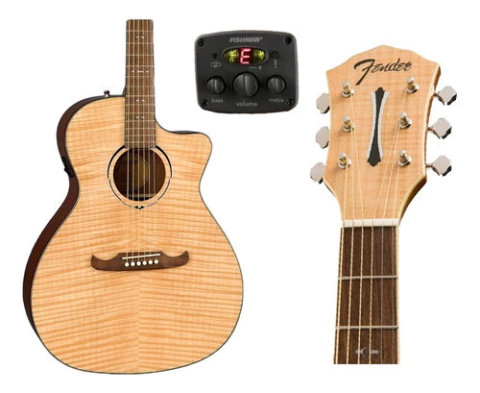 Guitarra Electro Acustica Fender Fa 345 Ce Con Eq Fishman