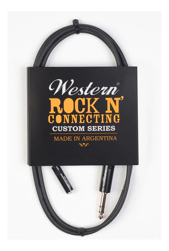 Cable Western Plug Trs Macho A Miniplug Hembra Extensor 3m