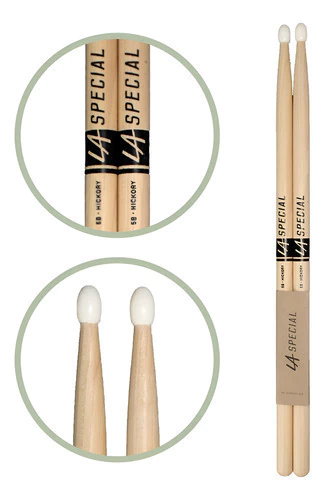Palillos De Bateria La Special By Promark 5bn Punta Plastico