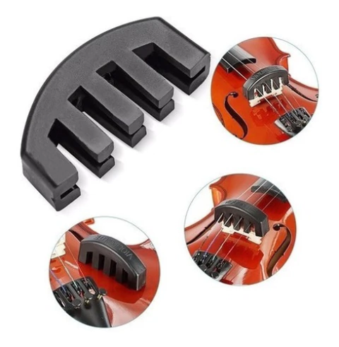 Sordina Violin Stradella Sv44g Soporte De Goma