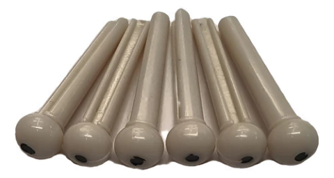 Set X6 Pines Sujeta Cuerdas Para Guitarra Acústica