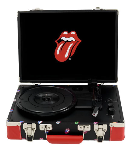 Bandeja Giradiscos Crosley Rolling Stones Black - Rojo