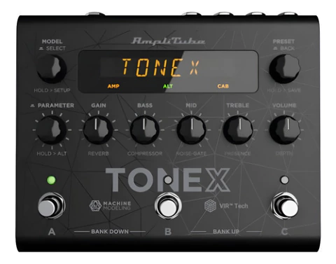 Pedal De Efecto Amplitube Tonex Negro