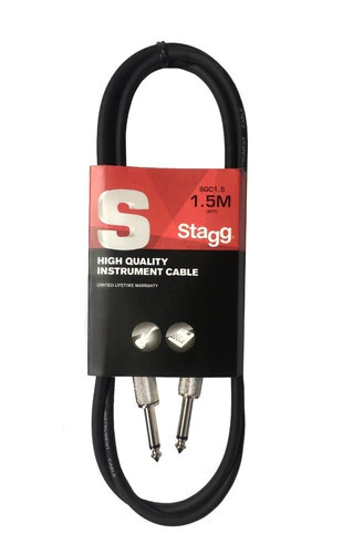 Cable Stagg Plug A Plug 1.5 Mts Sgc1.5