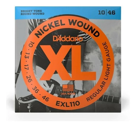 Encordado Daddario Exl110 Calibre 010 P/guitarra Electrica