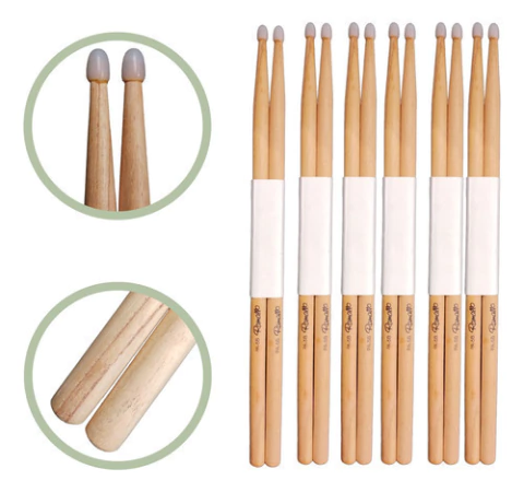 Pack 6 Pares De Palillos Ramallo 5b Paraiso Nylon Tip