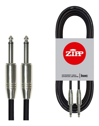 Cable Plug - Plug Kwc Zipp 9 Metros Para Guitarra Bajo