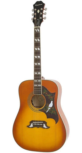 Guitarra Electroacústica Epiphone Dove Pro Tapa Sólida