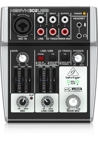 Consola Behringer 302usb Xenyx De Mezcla 220v