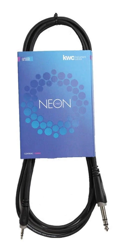 Cable Neon Kwc 3,5 Miniplug Stereo A Plug 6,5 De 3 Metros