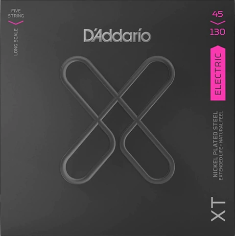 Daddario Xt Nickel Xtb45130 Encordado .045 De 5 Cuerdas Bajo
