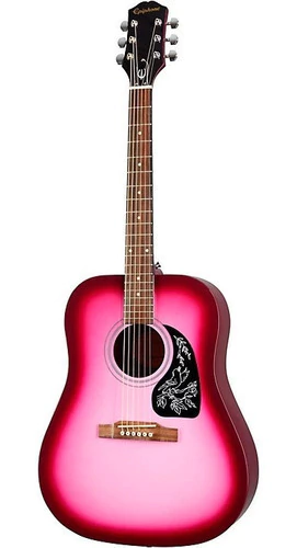 Guitarra Acustica Epiphone Starling Blackpink Rosa