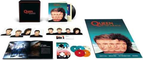 Queen The Miracle Collectors Edition Lp + 5cd + Bluray + Dvd
