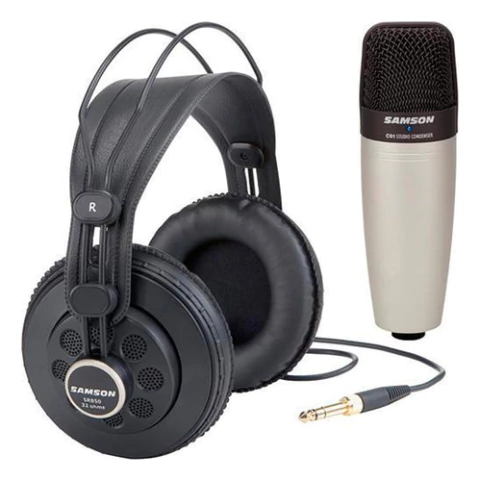 Pack Samson Micrófono C01 + Auriculares Sr850