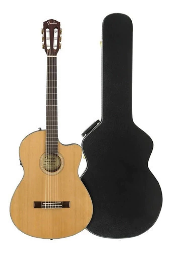 Guitarra Fender Electrocriolla Cn-140sce Natural Estuche