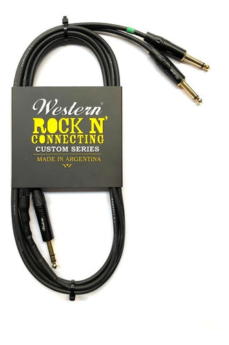 Cable En Y Griega Plug Stereo 1/4 A 2 Plug Mono 1/4 Western en internet