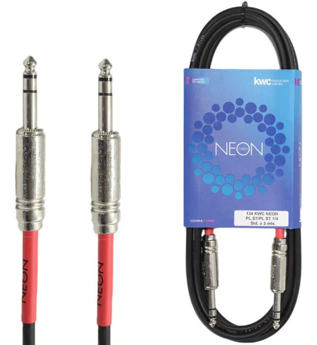 Cable Patcheo Kwc Neon Plug Stereo A Plug Stereo 3 Metros