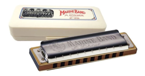Armonica Hohner Marine Band Diatonica 10 Voces Tono B (si)