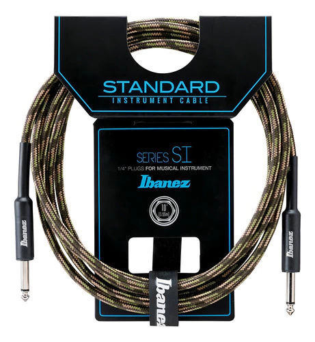 Cable Plug Ibanez Para Instrumentos 3 Metros Si10-cgr