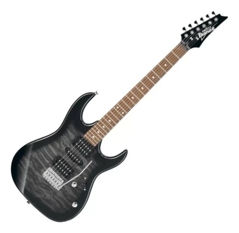 Guitarra Ibanez Eléctrica Grx70qa Negra Hsh