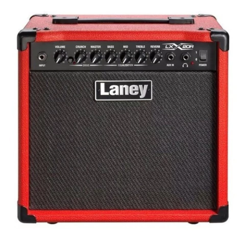 Amplificador De Guitarra Laney Lx20r Rojo Con Reverb