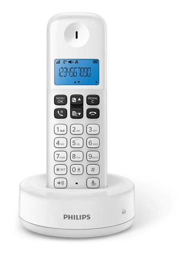 Teléfono Inalámbrico Philips D131 Blanco