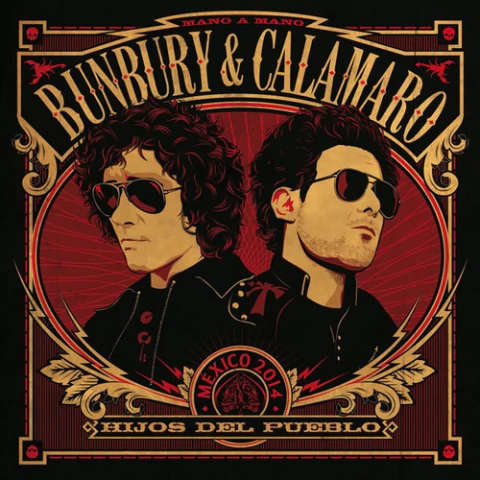 Enrique Bunbury & Andrés Calamaro Hijos Del Pueblo Vinilo