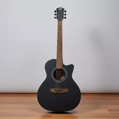 Guitarra acustica Bamboo Ga-38-bk-q Negra Funda 38 - comprar online