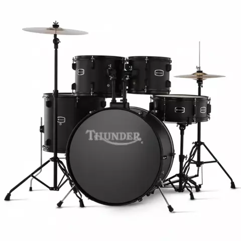 Bateria Thunder 5 cuerpos JBP2211A-BK THU Black Sparkle