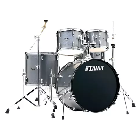 Batería TAMA Stagestar ST52H4 5 Cuerpos Con Fierros Plateada