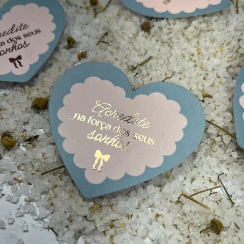 Cartão Coração Sonhos - Pronta Entrega - comprar online