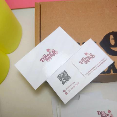 Cartões de Visita 4,5x8,5cm