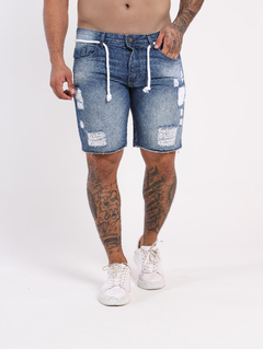 Bermuda Jeans Destroyed Jogador